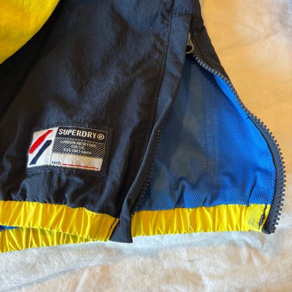 Superdry Quarter Zip Nylon Pullover Jacket - Picture 5 of 9